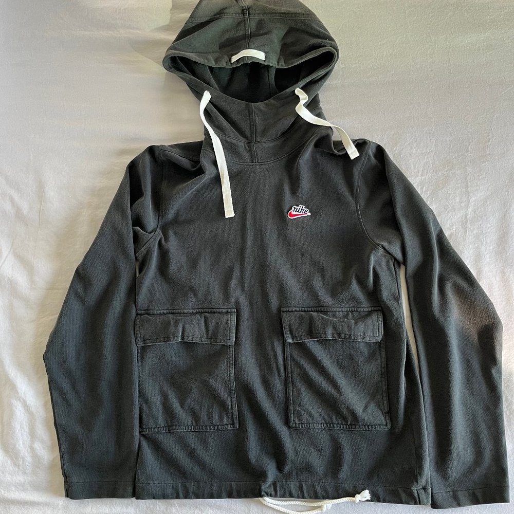 Nike Heritage Essentials washed woven hoodie